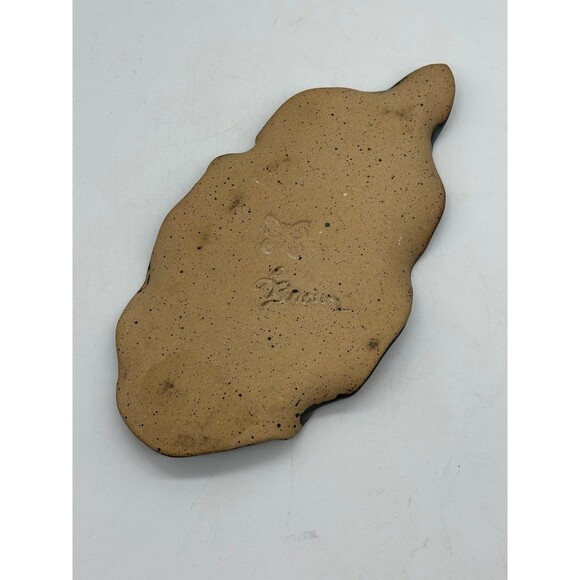 Brown's Art Studio Pottery Leaf Tray, Arden NC - Picture 3 of 7
